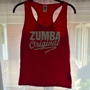 Red Zumba Fitness Instructor tank! In excellent preowned condition!